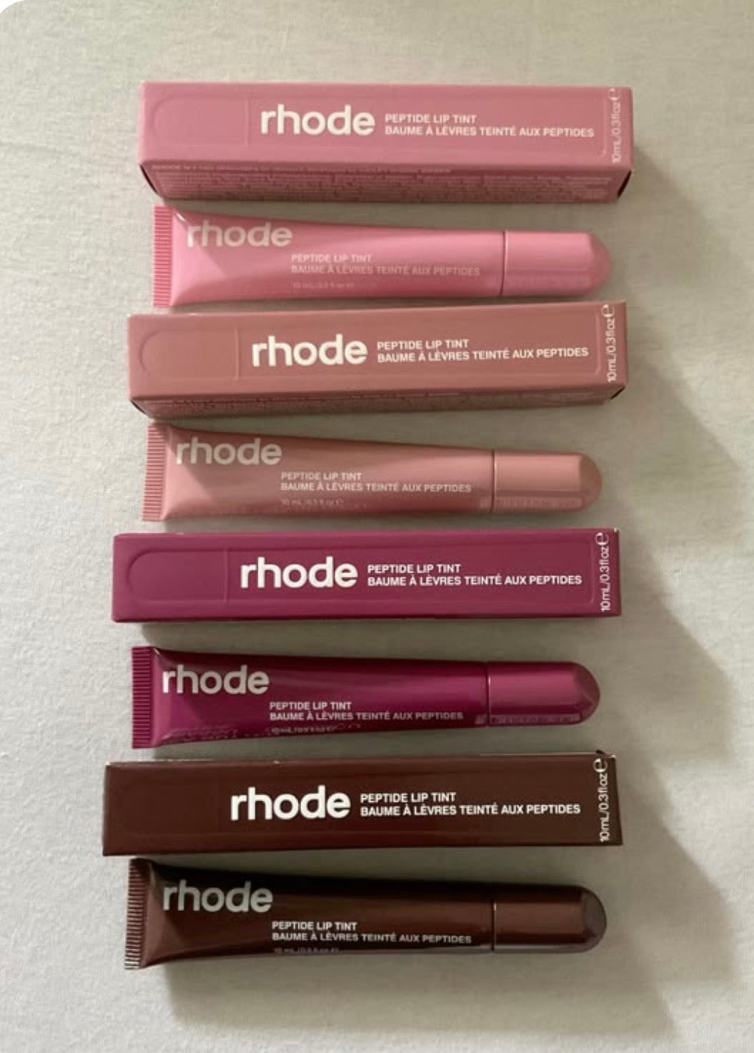 Rhode lip peptides