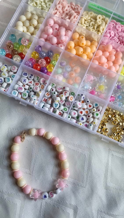 1000 pcs Bracelet making kit | for kids and adults