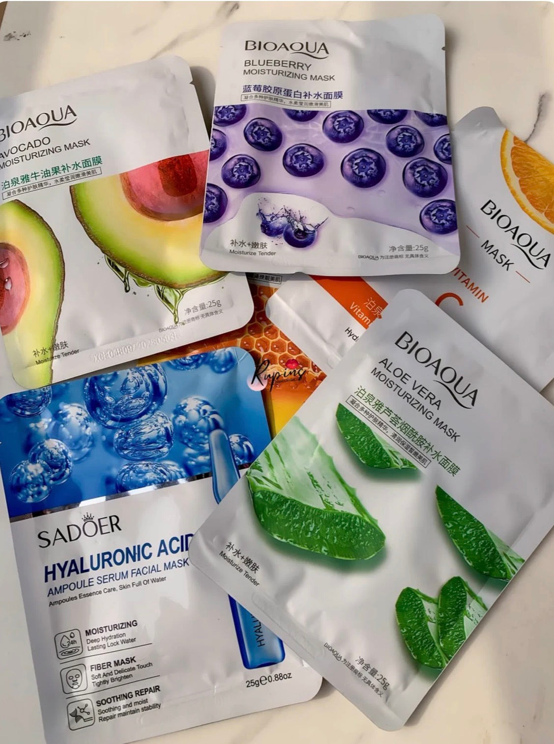 Bundle of 5 Facemasks