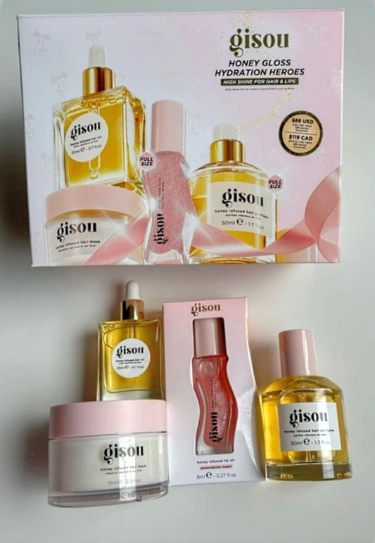 Gisou hydration heroes gift set of 4