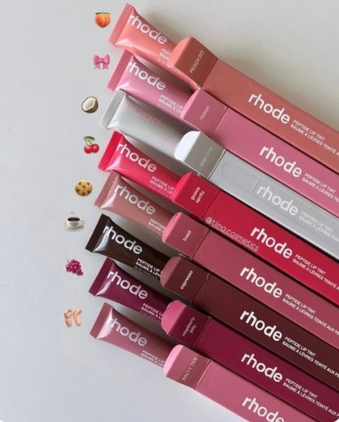 Rhode lip peptides