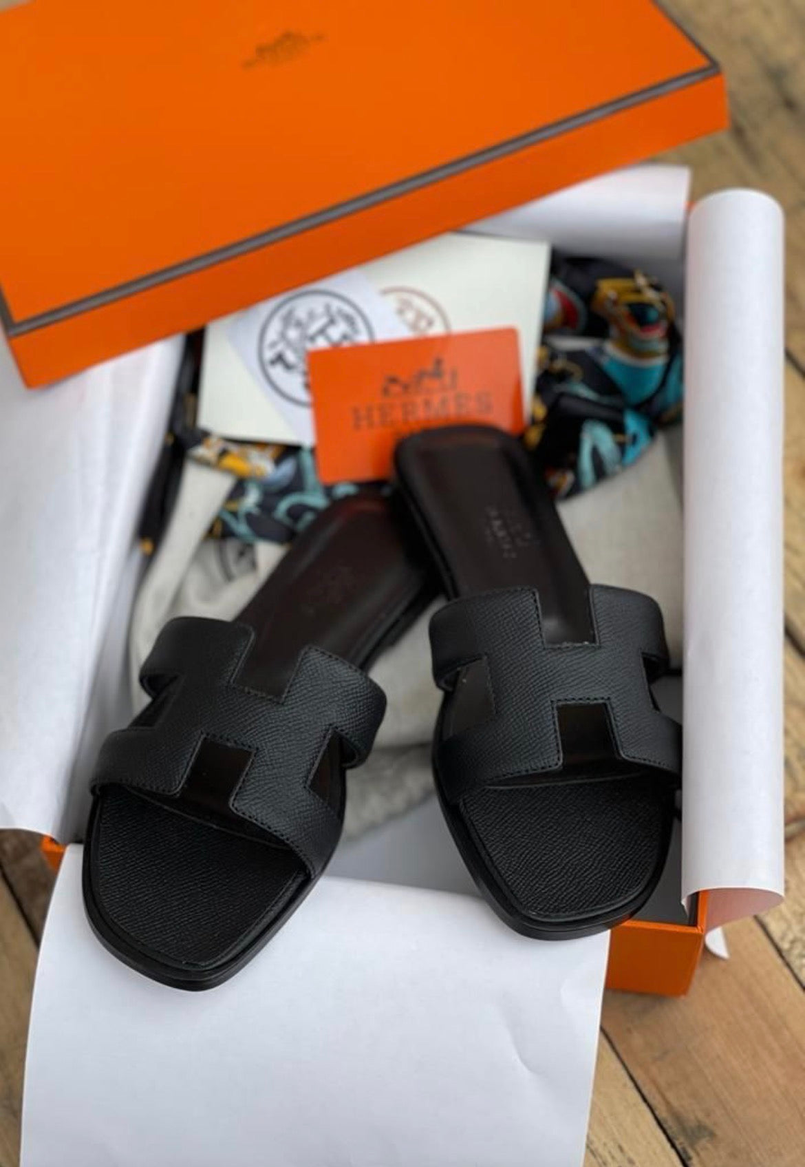 Hermes slippers